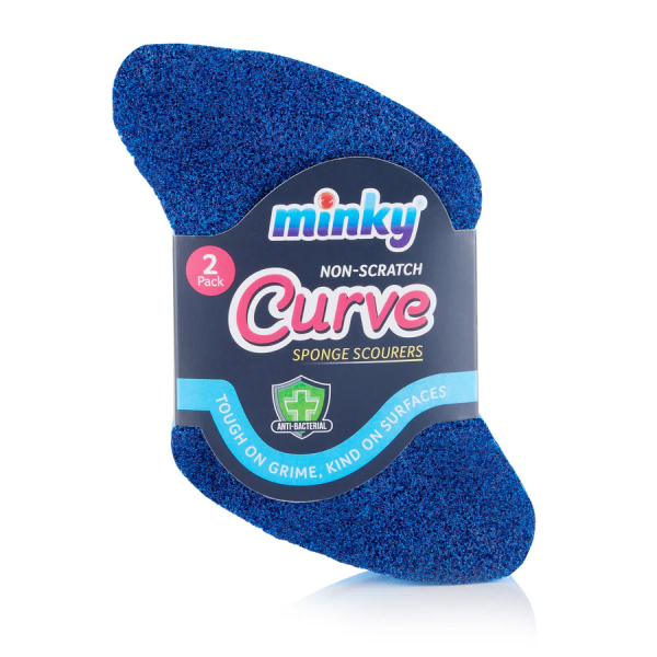 Губка кухонна двостороння Minky Curve Sponge Scourer 2шт