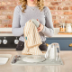Кухонний рушник супер поглинаючий сірий 70 х 40 см набір Minky Mcloth® Super Soak Up Tea Towels 2 Pack - gray 2шт