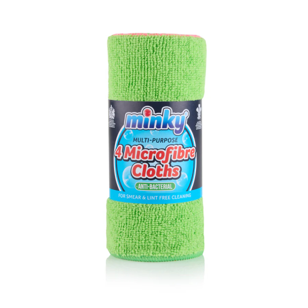 Мікрофібра універсальна набір Minky Microfibre Multi Purpose Cloths, 4 шт