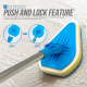 Швабра для ванни DUSTPAN&BRUSH, телескопічна ручка + 3 насадки, набір The Dustpan and Brush Telescopic Bathroom Mop - Tile Cleaning Kit