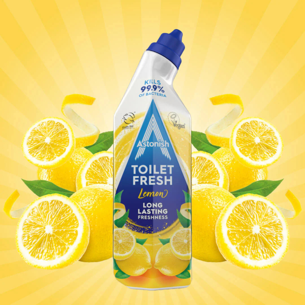 Гель для чищення туалету з ароматом лимону Astonish, 750 мл