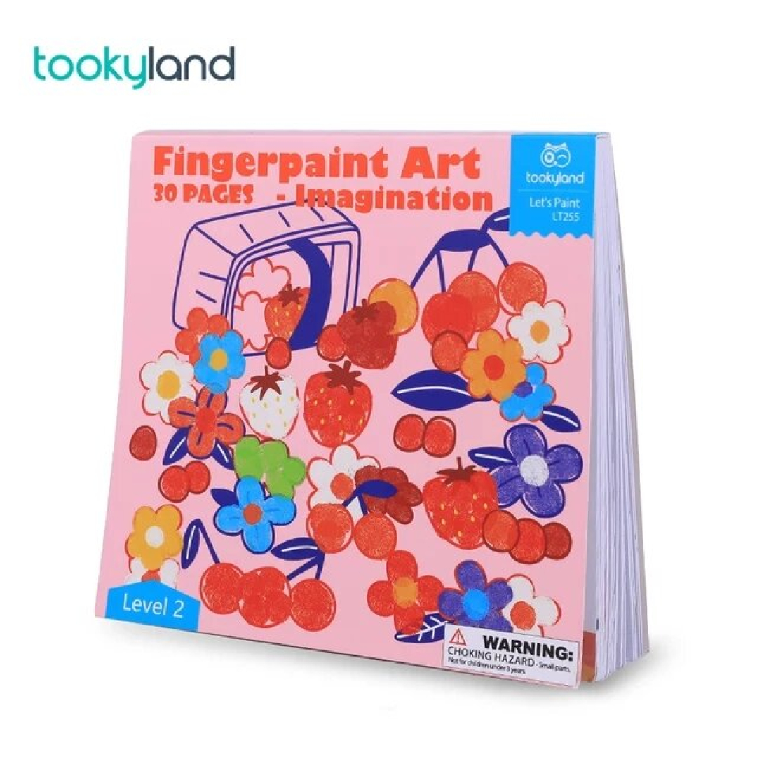 Альбом для творчості пальчиковими фарбами Tookyland Фантазія (LT255)