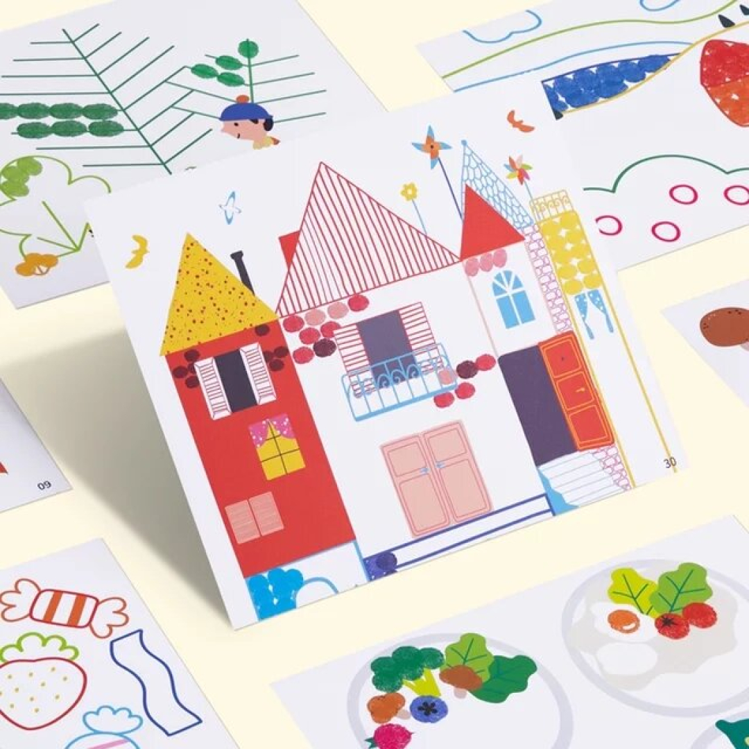 Альбом для творчості пальчиковими фарбами Tookyland Фантазія (LT255)