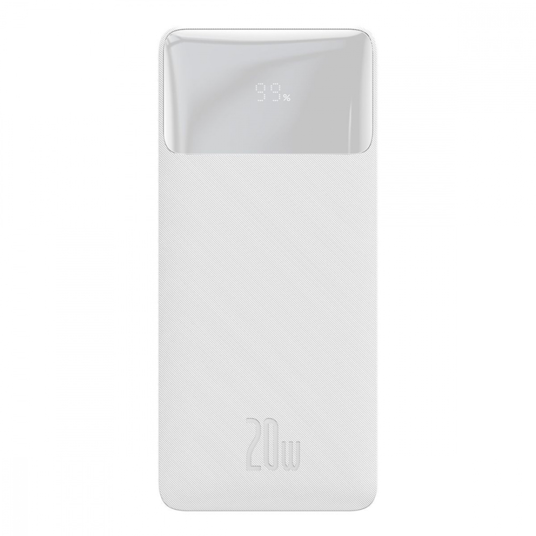 Портативна батарея Baseus Bipow Overseas 20W 20000mAh white