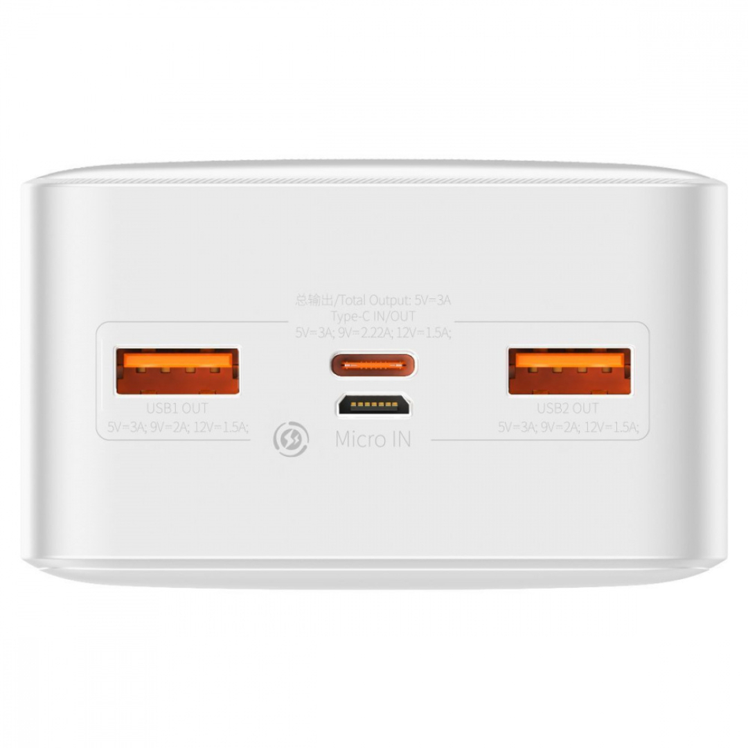 Портативна батарея Baseus Bipow Overseas 20W 30000mAh black