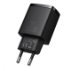 Мзп Baseus Compact Quick Charger 20W QC+ PD (1Type-C + 1USB) black