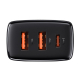 Швидка зарядка Baseus 30W QC+ PD (1Type-C + 2USB) Compact Quick Charger black
