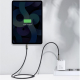 Швидка зарядка Baseus 30W QC+ PD (1Type-C + 2USB) Compact Quick Charger black