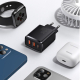 Швидка зарядка Baseus 30W QC+ PD (1Type-C + 2USB) Compact Quick Charger black