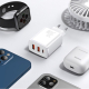 Швидка зарядка Baseus 30W QC+ PD (1Type-C + 2USB) Compact Quick Charger black