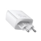 Швидка зарядка Baseus 30W QC+ PD (1Type-C + 2USB) Compact Quick Charger black